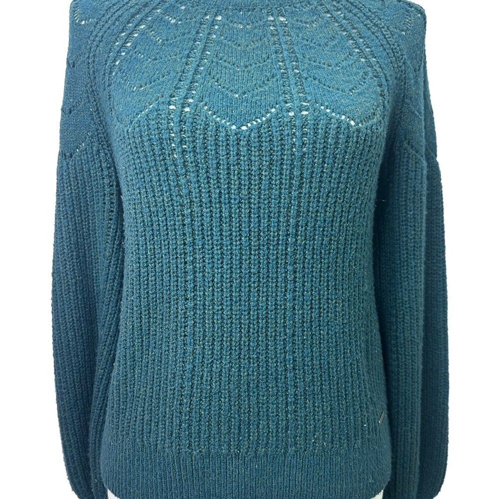 Abercrombie & Fitch Teal Crew Neck Knot Sweater Size S